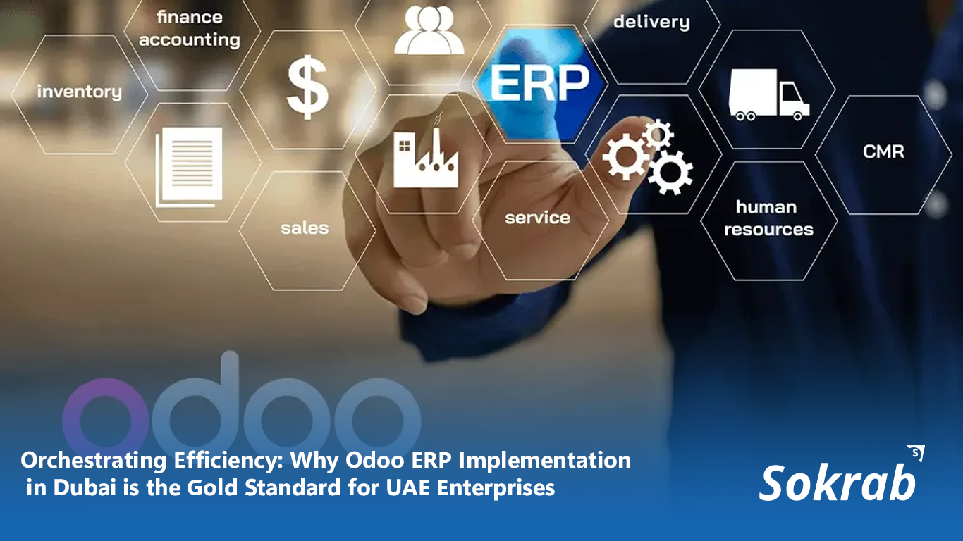 Odoo ERP implementation in Dubai business dashboard interface
